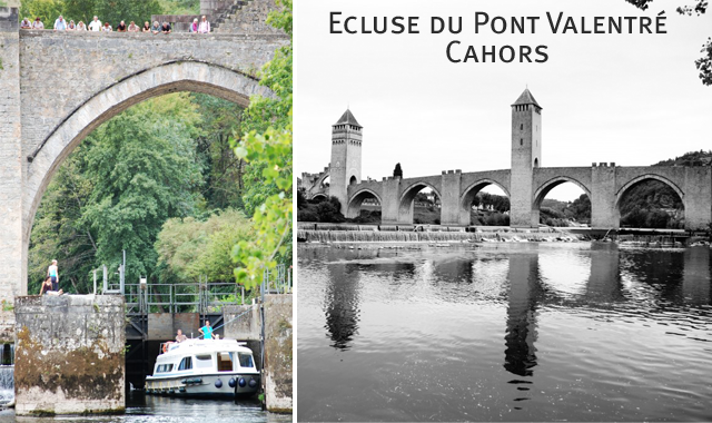 L’écluse du Pont Valentré, Cahors